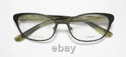 New Bottega Veneta Bv 206 Eyeglass Frame Green Titanium Full-rim Cat Eye Womens