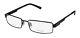 New Kyusu 1109 Eyeglass Frame Rectangular Black Black Full-rim Unisex 55-17-135
