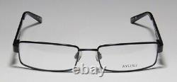 New Kyusu 1109 Eyeglass Frame Rectangular Black Black Full-rim Unisex 55-17-135