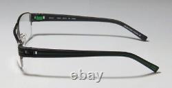 New Oga 7922o Eyeglasses Half-rim 54-16-135 Mens Gn052 Metal & Plastic