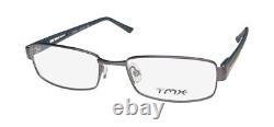 New Timex Tmx Pivot Eyeglass Frame Black Full-rim Metal & Plastic Mens