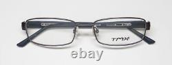 New Timex Tmx Pivot Eyeglass Frame Black Full-rim Metal & Plastic Mens