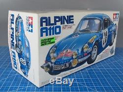 New Vintage Tamiya 1/10 R/C Renault Alpine A110 Car Kit M-02 Chassis # 58168