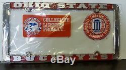 Ohio State Buckeyes Metal License Plate Frame OSU Officially Licensed Car Truck