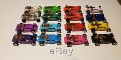 One of every colored DASH chassis ever made, 16 total. Brand new. LAST ONE