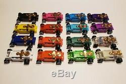 One of every colored DASH chassis ever made, 16 total. Brand new never run