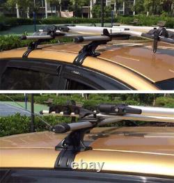 Pair 48 Car Top Luggage Roof Rack Cross Bar Window Frame Universal SUV US Stock