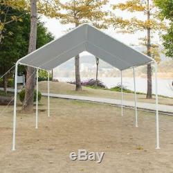Quictent 20X10 Heavy Duty Carport Car Tent Outdoor Canopy Garage Steel Frame US