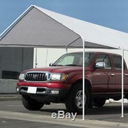 Quictent 20X10 Heavy Duty Carport Car Tent Outdoor Canopy Garage Steel Frame US