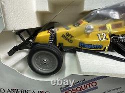 RARE NEW IN BOX NIKKO MOSQUITO Frame Buggy RC Car 1985 1/14 Scale #14084 Yellow