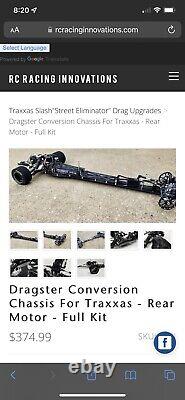 RCRI Dragster Conversion Chassis For Traxxas 2wd/ DRAG CAR CHASSIS KIT ONLY