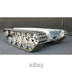 RC Tank Chassis Metal Tracked Smart WiFi Robot Car Chassis Shock Absorption xs90