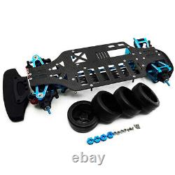 Rc 110 Racing Car Alloy & Carbon Frame Chasis Kit For TT01 TT01E Shaft Drive