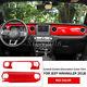 Red Abs Car Center Console Dashboard Cover Frame Trim For Jeep Wrangler Jl 2018