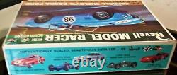 Revell 1/32 New Shelby Ford Cobra Yellow Slot Car Kit Chassis Box Ins Decals Cox