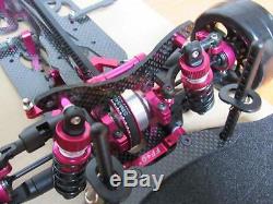 SAKURA D4 1/10 Alloy & Carbon 100% OP Frame/Body Kit AWD 4WD Drift Racing Car