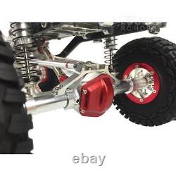 SCX10 1/10 RC Rock Crawler Cars KIT CNC Aluminium Alloy 4WD Frame Chassis Silver