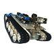 Silver Rc Wifi Smart Robot Rc Car Tracked Tank Chassis Car Parts With Camera