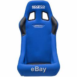 Sparco Sprint Rally/Race Car FIA Approved Bucket Seat Standard Size Blue