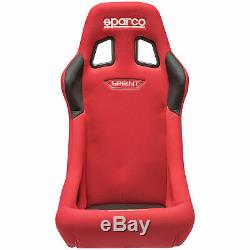 Sparco Sprint Rally/Race Car FIA Approved Bucket Seat Standard Size Red