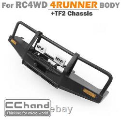 Stainless Steel Front Bumper for RC4WD 4RUNNER Body + TF2 Chassis ARB RC CAR TOY
