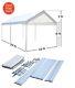 Steel Frame 10x20 Party Tent Canopy Portable Car Carport Shelter Garage Cover Us