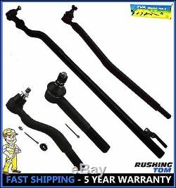Steering Kit Chassis Tie Rods Drag Link Center Link 4WD Ford Excursion F250 SD