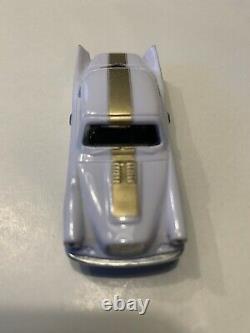 Studebaker White/Gold One Off Custom HO Slot Car with T-Jet Ultra G Chassis