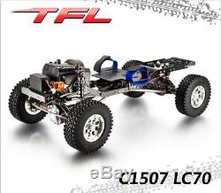 TFL 1/10 Crawler CNC RC Cars Metal Chassis KIT Hardbody Killerbody LC70 With Shell