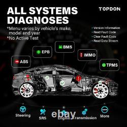 TOPDON ArtiDiag800BT Car OBD2 Scanner All System Diagnostic Tool KEY Coding TPMS