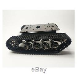 TS100 Metal RC Robot Tank Car Chassis Shock Absorption Car with 12V 330RPM SZ