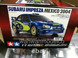Tamiya 47372 1/10 EP RC Car TT01E Chassis Subaru Impreza STi WRC 2004 GDB withESC