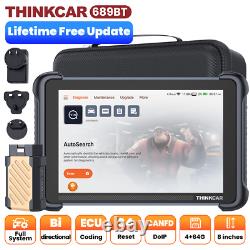 ThinkScan 689BT Car Diagnostic Tool Bidirectional OBD2 Scanner 34+ Services