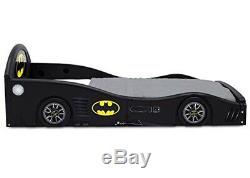 Toddler Bed Frame Kids Boys Childs Childrens Race Car Batmobile Black Single