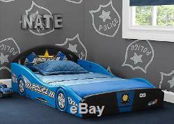 Toddler Bed Kid Frame Child Bedroom Furniture Boy Girl Police Car SAFE DESIGN