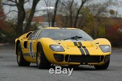 Tomy/ A/fx Yellow Gt40 #8 New Body/w New Mega G+ Chassis/w Gold Rims