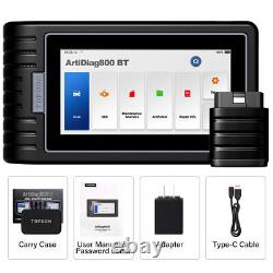 Topdon Artidiag800 BT OBD2 Diagnostic Scanner Tool Full System KEY Coding TPMS