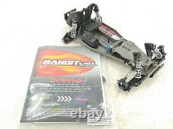 Traxxas Bandit VXL 1/10 2wd Buggy Drag Car Roller Slider Chassis Metal Gears