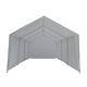 True Shelter 10' X 20' Car Canopy Gazebo Tent Cover 8 Legs Steel Frame Garage