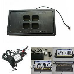 USA Standard Size Car Retractable License Plate Frame Cover with Remote Control