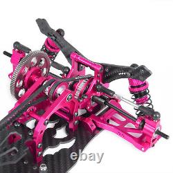 US 1Pc Alloy & Carbon SAKURA D4 AWD EP Drift Racing Car Frame Kit with Wheel Rad