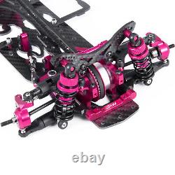 US 1Pc Alloy & Carbon SAKURA D4 AWD EP Drift Racing Car Frame Kit with Wheel Rad