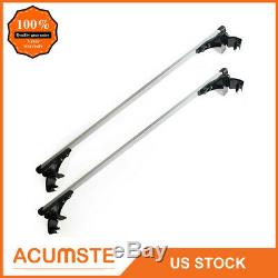Universal 48 Car Top Roof Cross Bar Luggage Cargo Carrier Rack with 3 Kinds Clamp