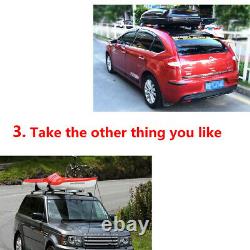 Universal Car SUV Top Roof Cross Bar Luggage Cargo Carrier Rack with 3 Kinds Clamp