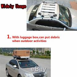 Universal Car Top Luggage Roof Rack Cross Bar Carrier Adjustable Window Frame
