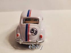VW, BUG BEETLE, HERBIE 53 NEW ULTRA G CHASSIS HO Slot Car, SLOTTED RIMS NEW TIRES