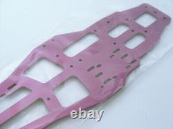 Vintage Custom CNC HPI Nitro RS4 Racer 1-2 7075 3mm T6 PURPLE Racing Chassis NEW