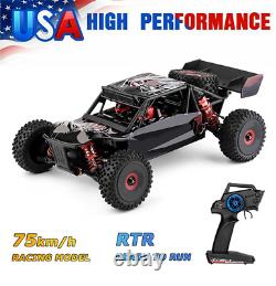 WLtoys 124016 RC Car 1/12 2.4GHz 75km/h High Speed 4WD RTR Metal Chassis US A2H3