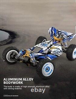 WLtoys 124017 112 2.4GH 4WD RC Car 75km/h Speed Off-Road RTR Metal Chassis Y4V2
