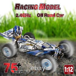 WLtoys 124017 RC Car 75km/h Speed Off-Road 112 2.4GH 4WD RTR Metal Chassis Xmas